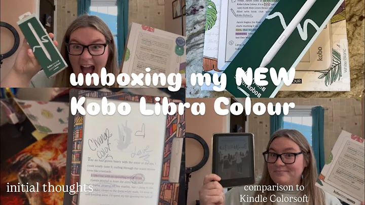 Unboxing my NEW Kobo Libra Colour! First impressions and initial comparisons to Kindle Colorsoft