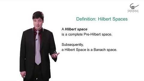 4 3 Hilbert spaces
