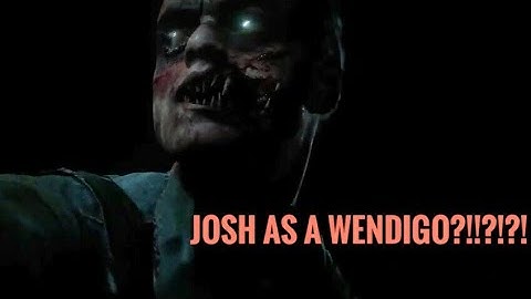 Untill Dawn Alternate Ending | The Wendigo Josh Ending Cutscene