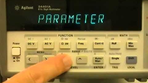 How to determine the firmware revision of 34401A DMM