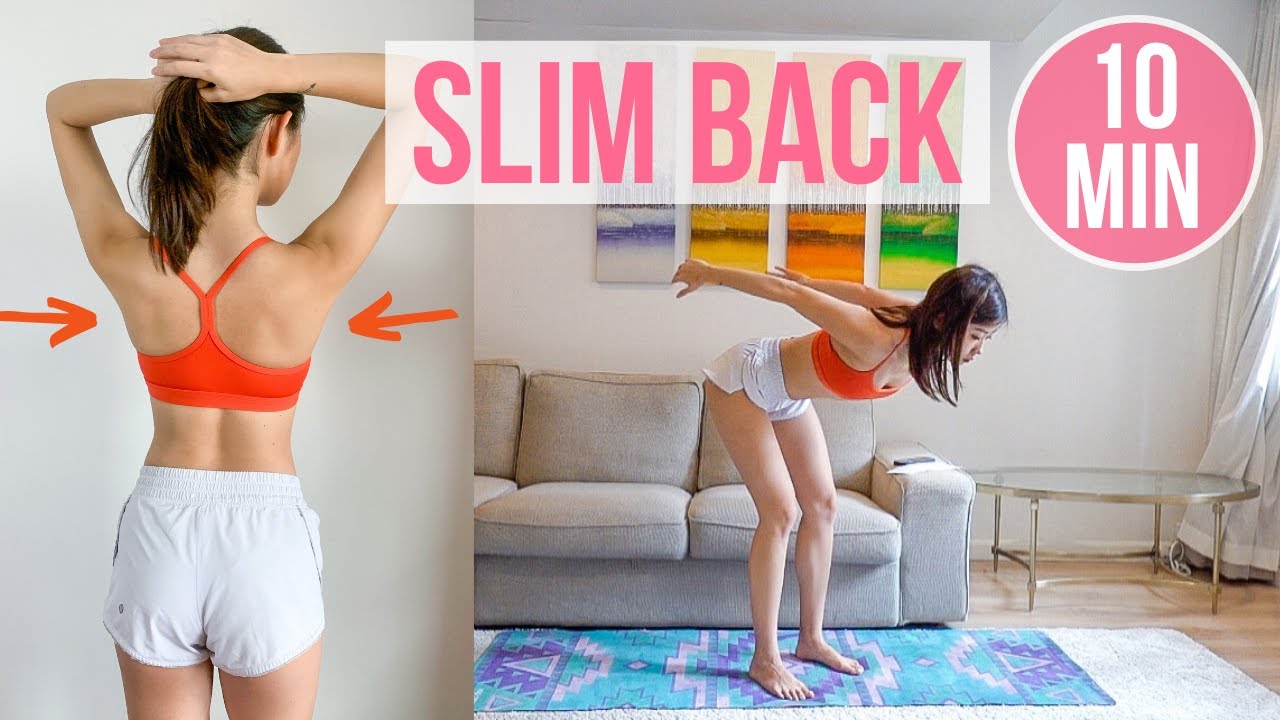 10 min INTENSE BACK & BRA BULGE BURN (20 Days Slim Back & Arms