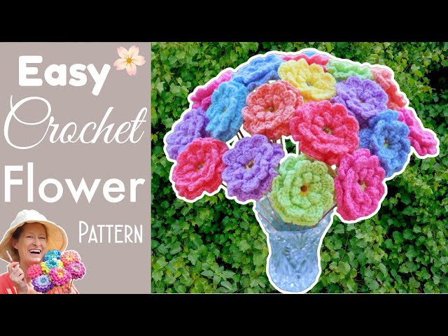 Hooking on Madrid's Metro: How to Make a Crochet Flower Bouquet