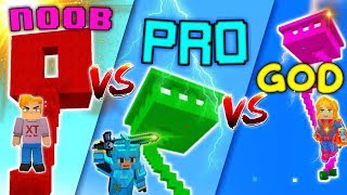 Noob Vs Pro Vs GOD Eggwars SKY HOUSE LEGENDARY | Blockman Go Blocky Mods