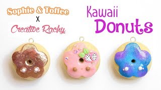 Kawaii Polymer Clay Donuts│Sophie & Toffee Subscription Box August 2018