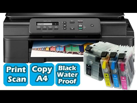 Unboxing brother dcp-j100 printer - YouTube