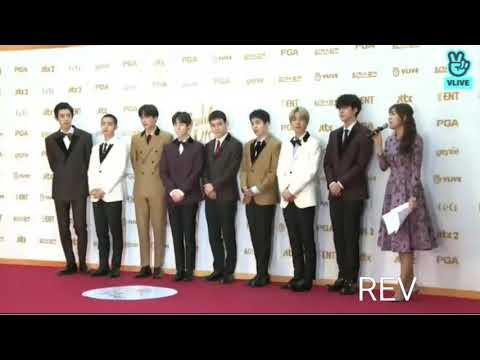 EXO RED CARPET @ GOLDEN DISK AWARDS 20180111