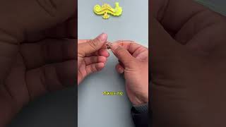 Compact Tools and Tricks: Tying Fishing Hooks on the Go #fishing #handmadelure #fishingtips