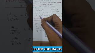 Ug-trb, Maths, 2009, Differential Calculus, Polytechnic Trb, College-TRB, Pg-trb, Tnset, Maths