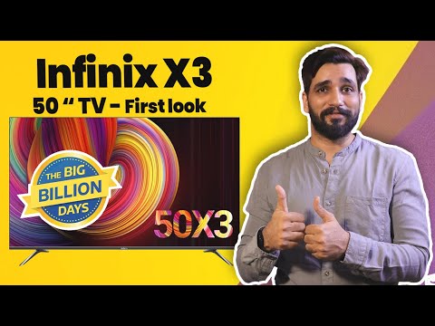 Infinix X3 50 inch Smart TV | 50" Android TV | Hindi