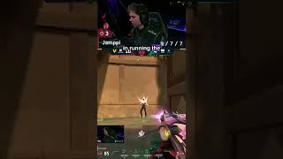 VIT Jamppi ace clutch vs DRG | #Jamppi #twitchhighlights #valorant #valorantclip #ace #clutch #1v4