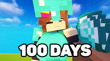 I Survived 100 Days in Minecraft Jenny Mod...