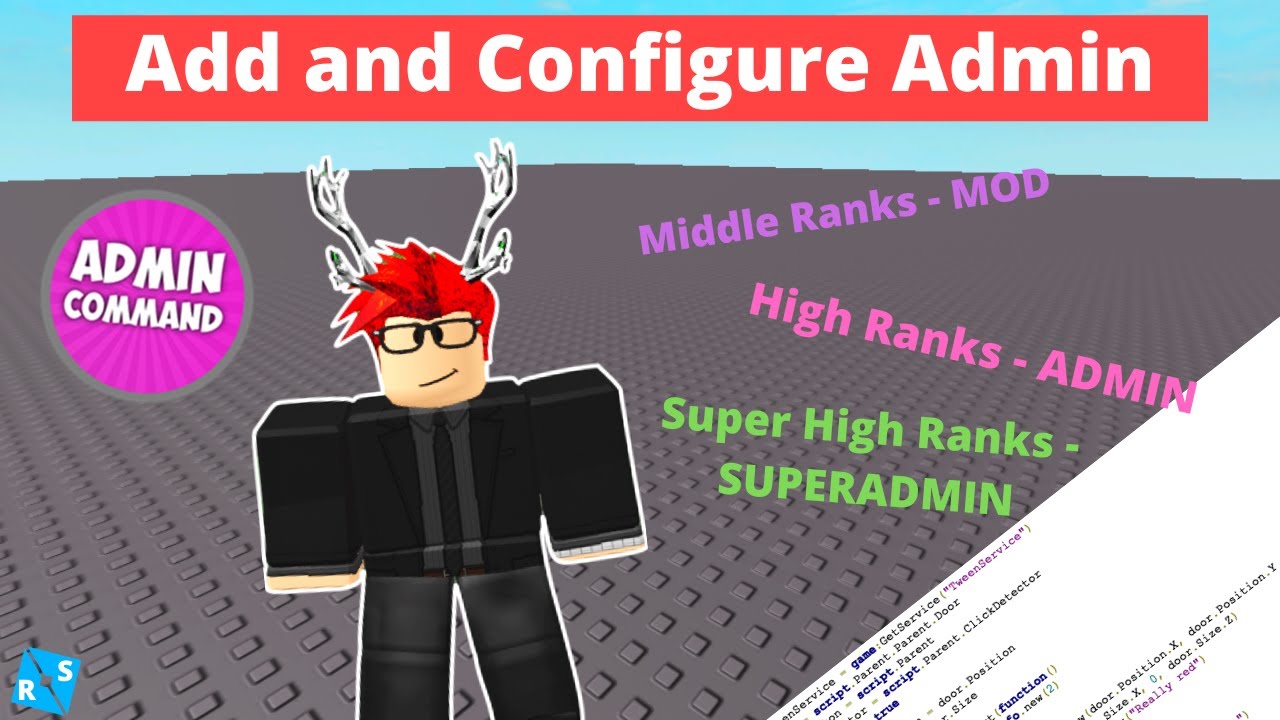 Roblox Scripting Tutorial How To Add And Configure Admin Commands Youtube - roblox all admin ranks