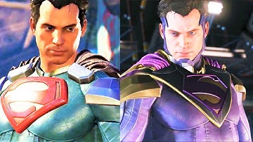 Injustice 2: All SUPERMAN Vs SUPERMAN Intro Dialogues