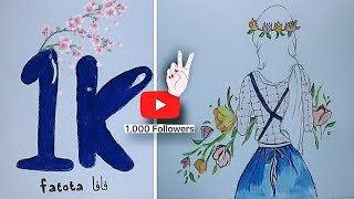 رسمت لوغو القناة بمناسبة الالف مشترك?Thank you all very much?