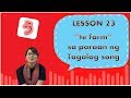 # 23 Learn Japanese - "te form" sa paraan ng tagalong song て形の覚え方