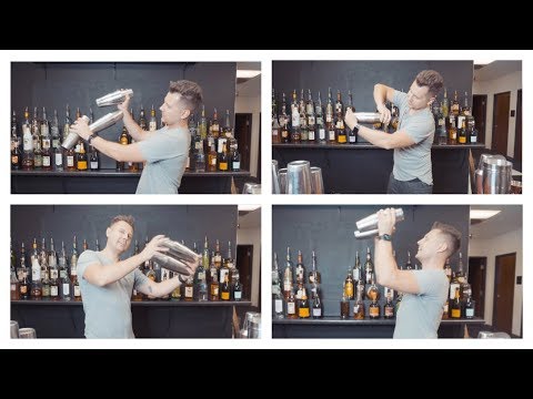 Cocktail Shaking Techniques  (Different styles)