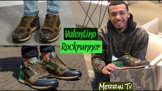 Valentino Camo “Rockrunner” Sneaker Review & Feet | MerrinTv - YouTube