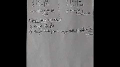 Basics of Merger chart methods