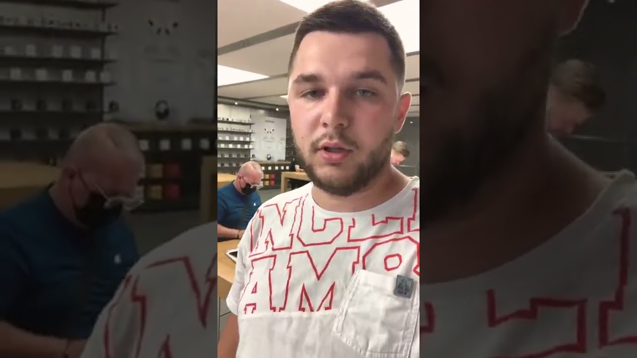 Разблокировка заблокированного iPad в Apple  Store Frankfurt 