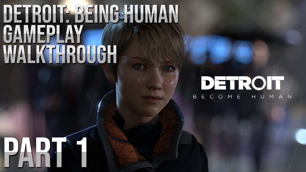 DETROIT BECOME HUMAN Gameplay Walkthrough Live Stream Part 1 (Adventure / Story Game)