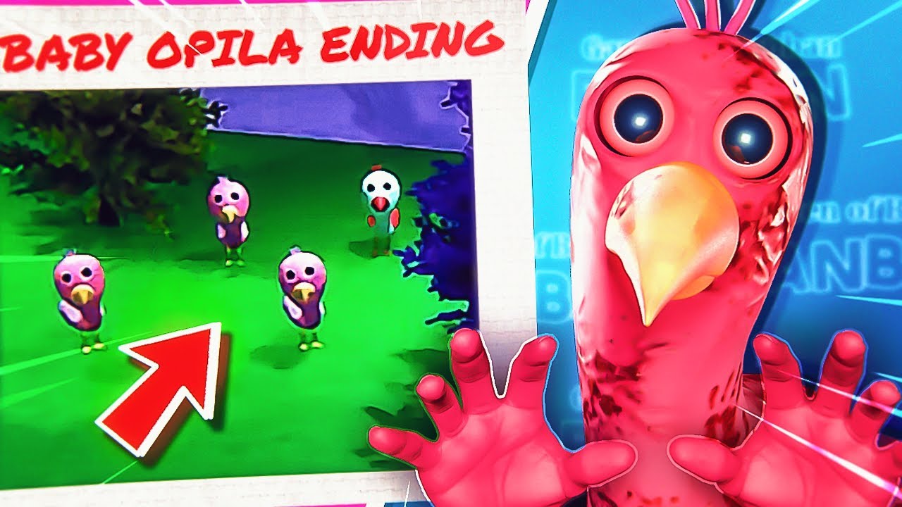 Garten of Banban 4 - MONSTER OPILA BIRD - Boss Fight 