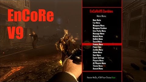 EnCoRe V9 Bo2 Gsc Zombie Mod Menu 1.19 +Download