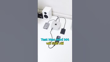 Test SSD rời với Mac mini M4, tốc độ bất ngờ #shorts