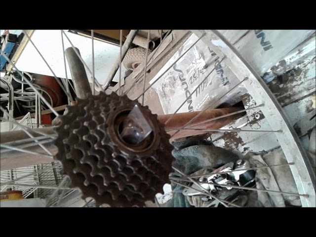 válvula visitante Patriótico Extractor casero para desmontar piñones de bicicletas dtu 2017 - YouTube