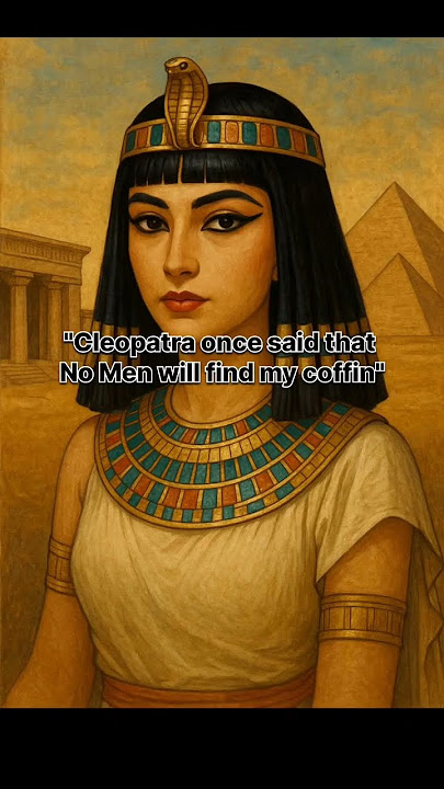 The reality of the Cleopatra tomb . #history #egypt #facts #ancienthistory #cleopatra