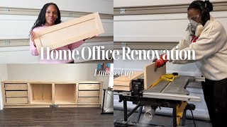 Home office Renovation Part 2 | Building Shaker Style Drawers from Scratch