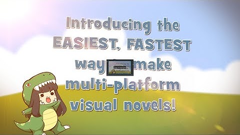 Introducing Tyranobuilder Visual Novel Studio!