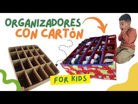 ORGANIZADORES PARA BEBE👶 HECHO DE CAJAS DE CARTÓN ♻️ZAPATERO➡️ DIY