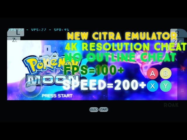 Pokémon Ultra Sun ANDROID (Citra MMJ 3DS Emulator FULL SPEED - Snapdragon  855) 
