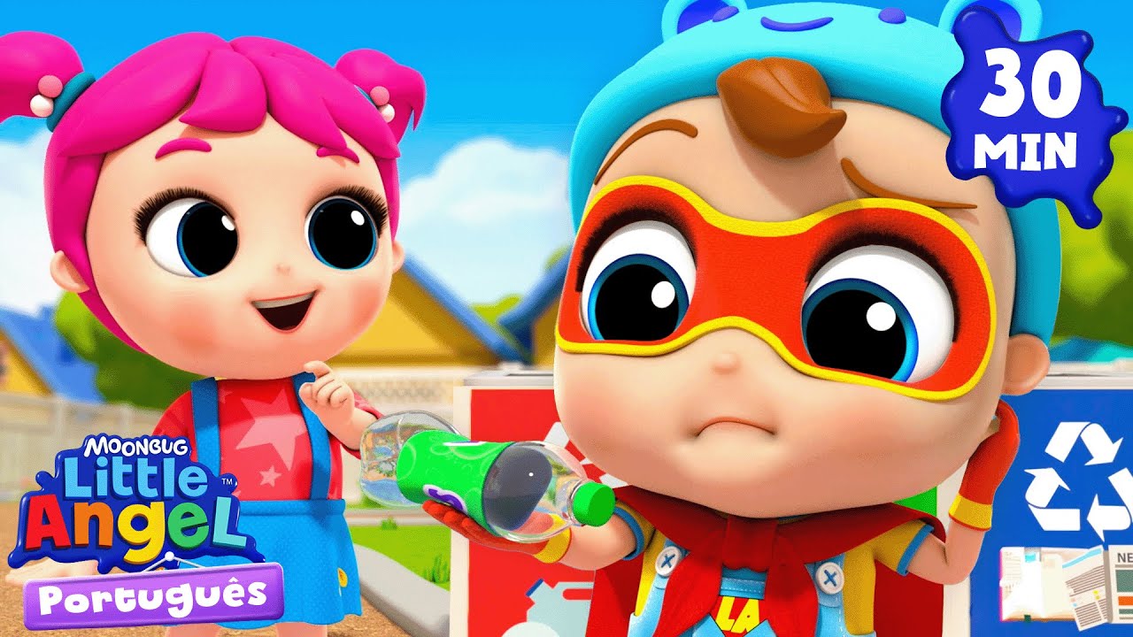 Super Joãozinho e os Heróis da Reciclagem ♻️ | Músicas Infantis em Português | Little Angel Brasil