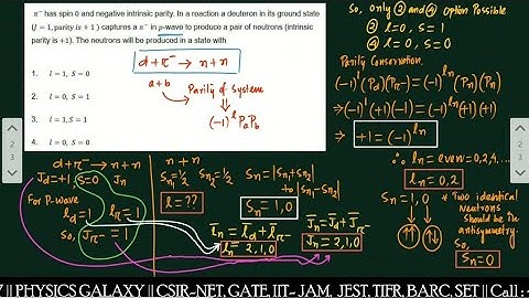 CSIR NET July 2024 Solution||Nuclear & Particle Physics||@physicsgalaxy1537