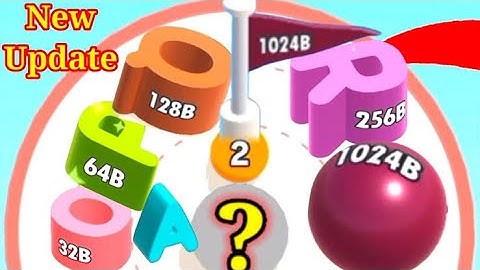 Jelly 2048 | highest merge Blob Merge 3d puzzle 🧩 in jelly 2048 tiles New update part #23 #jelly2048