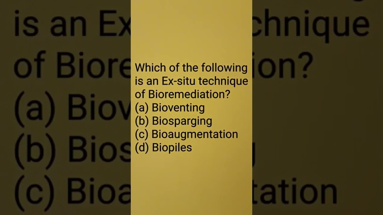 Ex-situ Bioremediation
