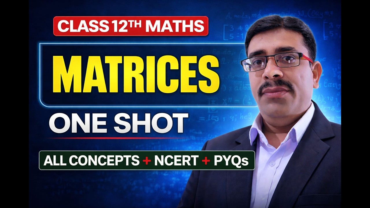 12TH MATH MATRICES BY CHANDRABHUSHAN SIR