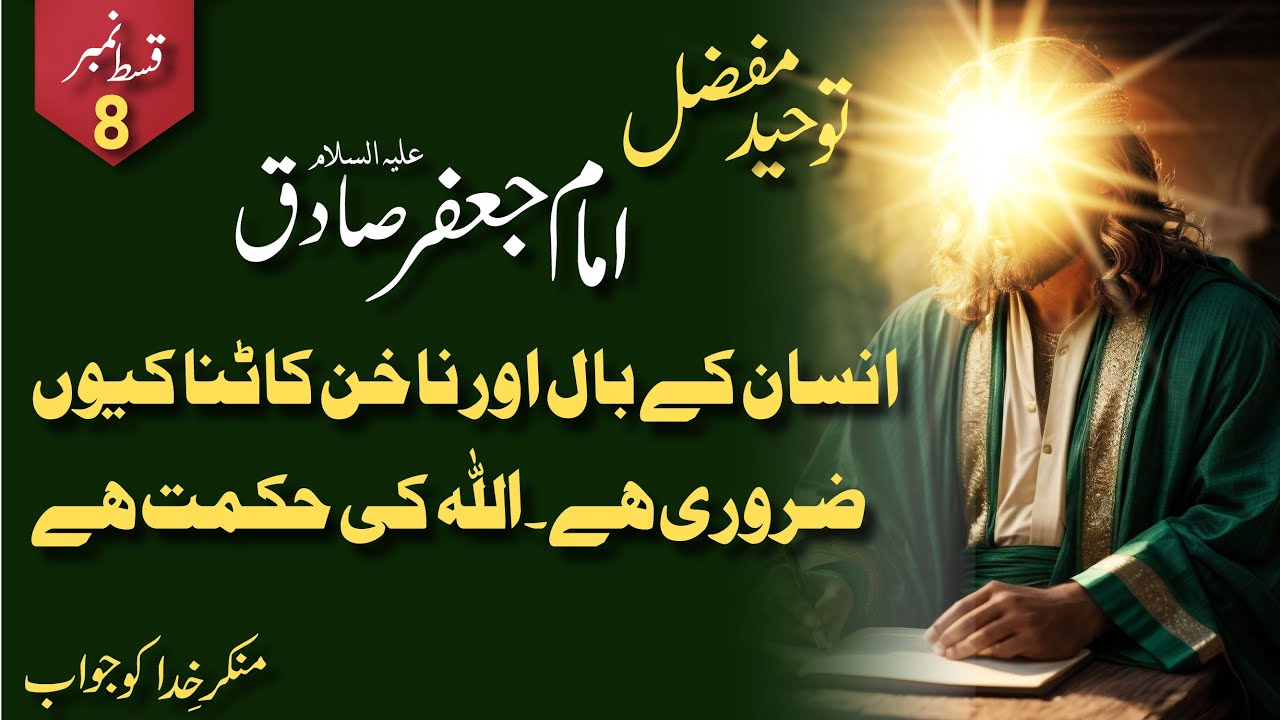 Mysteries Of Toheed-e-mufazzal By Imam Jaffar Sadiq (as) | Part 8 | Tasshayyo | 