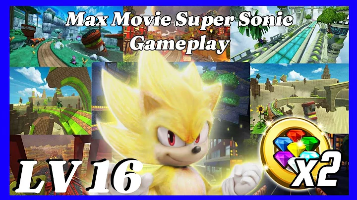 Max Level Movie Super Sonic Gameplay | Sonic Forces: Speed Battle