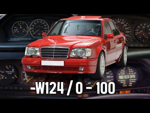 Mercedes Benz W124 (0-100 KM/H) (0-60 MPH) ACCELERATION BATTLE