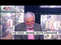 Mennel de the voice enflamme le plateau de cnews