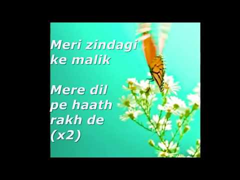 MERI ZINDAGI KE MALIK CLEAN KARAOKE WITH LYRICS