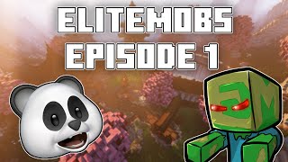 Taking on EliteMobs...easy! Epidsode 1 - #minecraft #elitemobs #survival