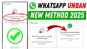 This account can no longer use whatsapp problem solution 2025 | whatsapp banned my number solution