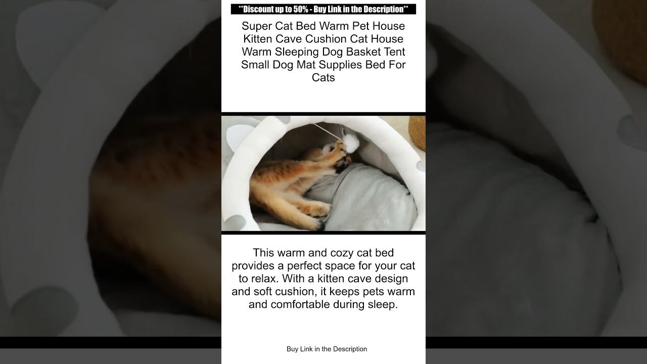 Warm Cat Bed House
