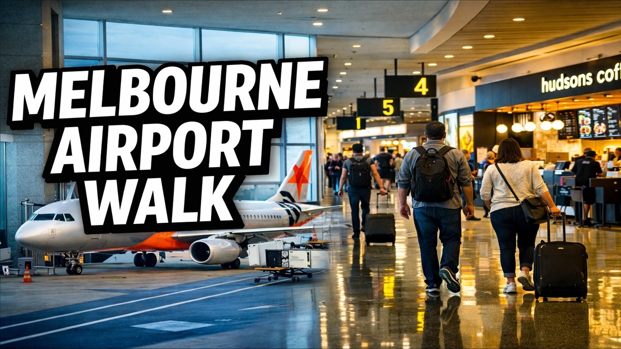 Sydney, Australia | Lotnisko Melbourne | Przejście po Terminalu 4K