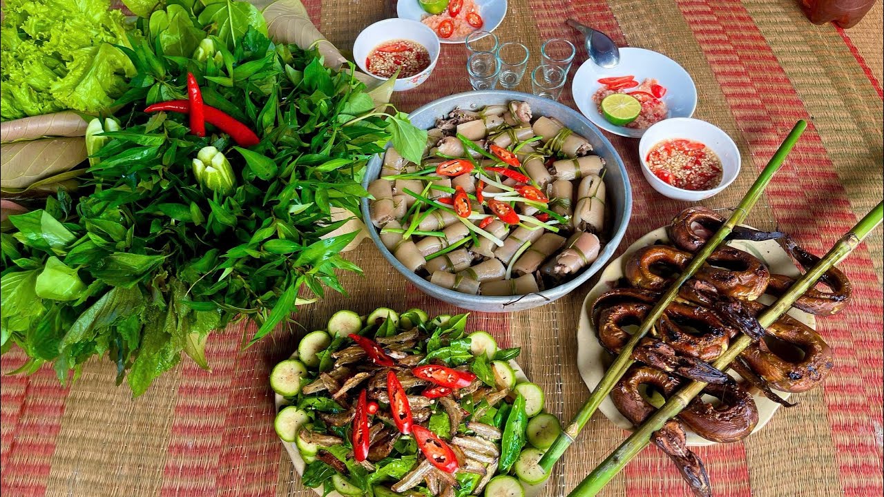 Lai Rai Trong Chòi - Lươn Nướng Mọi, Khô Cá Cơm Trộn Gỏi Lá Cóc| MLQ#191