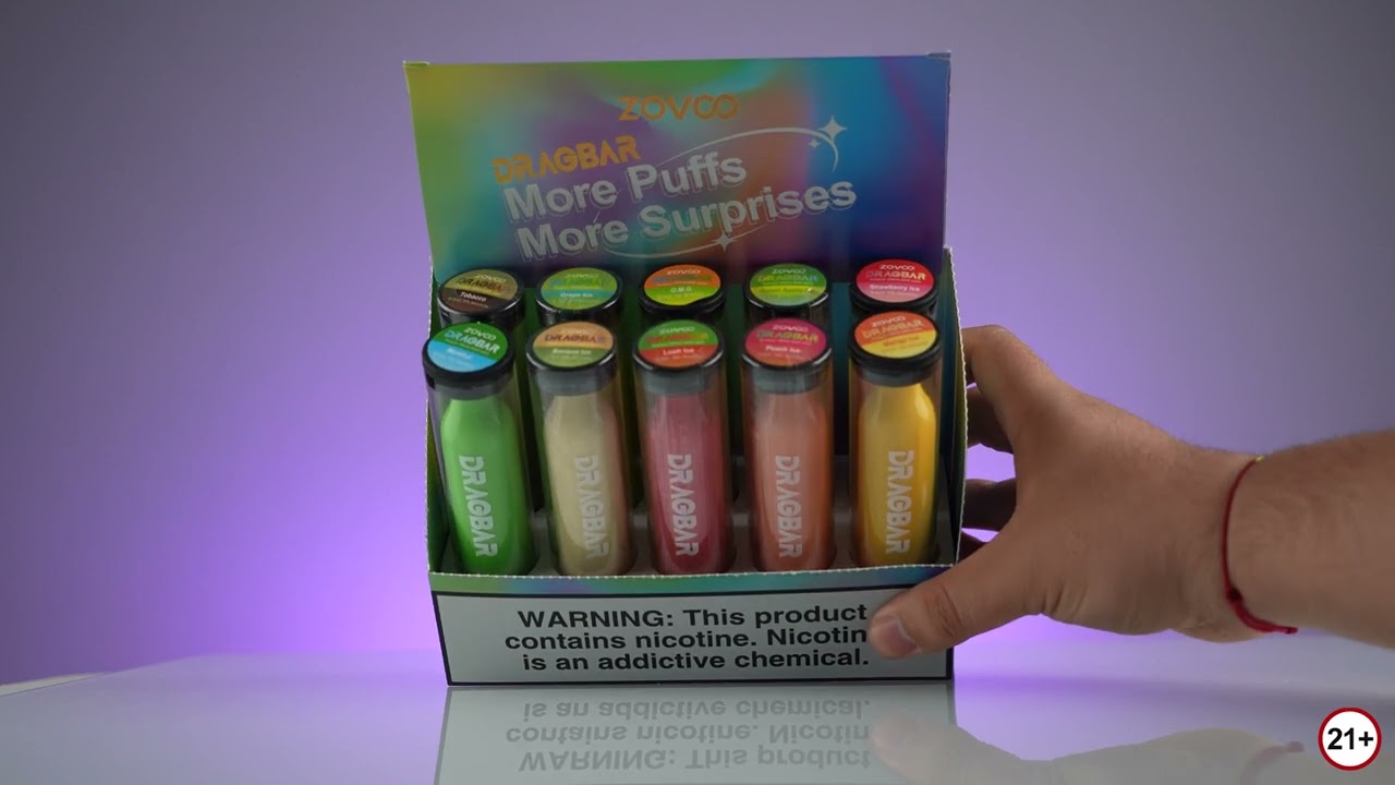 ZOVOO DRAGBAR 2200 Unboxing - More Puff, More Surprize