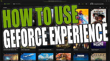 How to use GeForce Experience